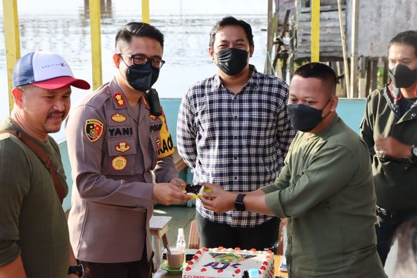 Kapolres Ucapkan Hari Pers Nasional ke AJK