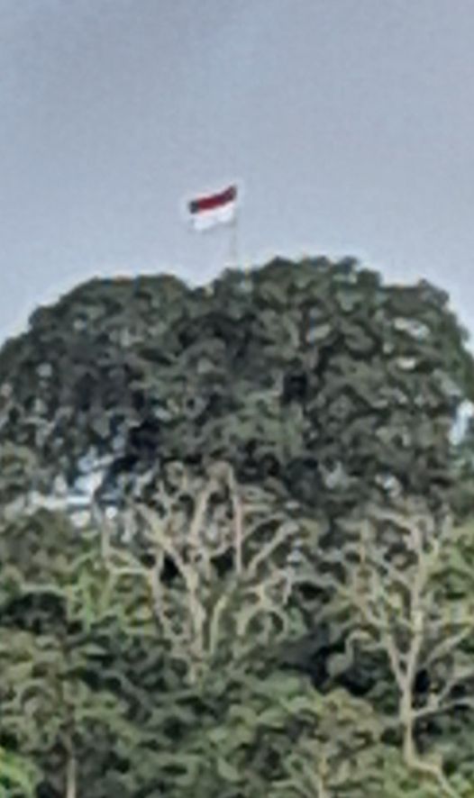 Merah Putih Berkibar di Bukit Pelerang