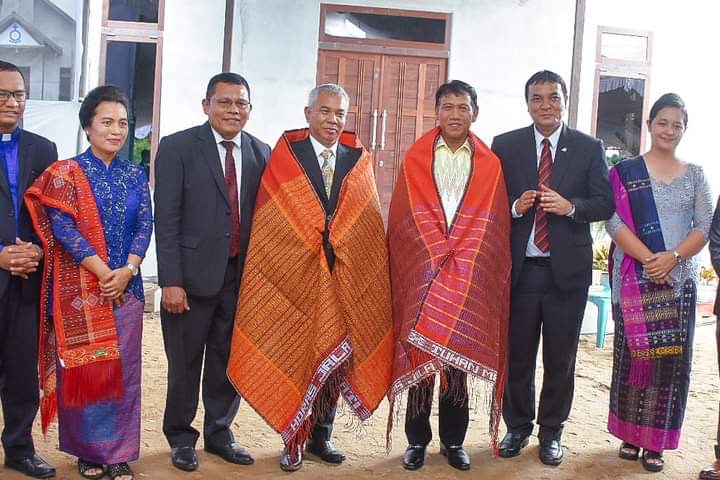 Martin dan Farhan Kompak Resmikan Gereja HKBP Sola Gratia