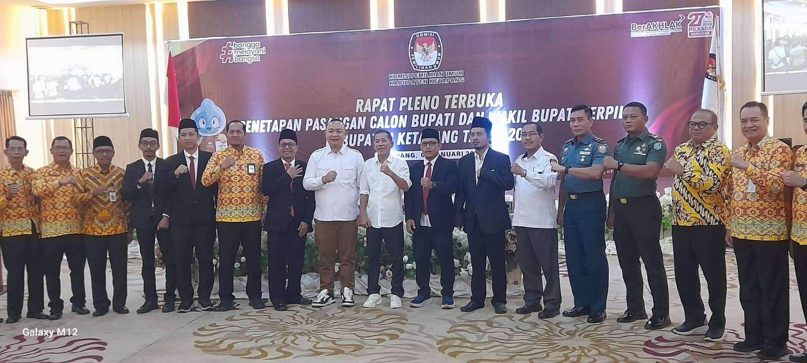 KPU Tetapkan Bupati dan Wakil Bupati Terpilih