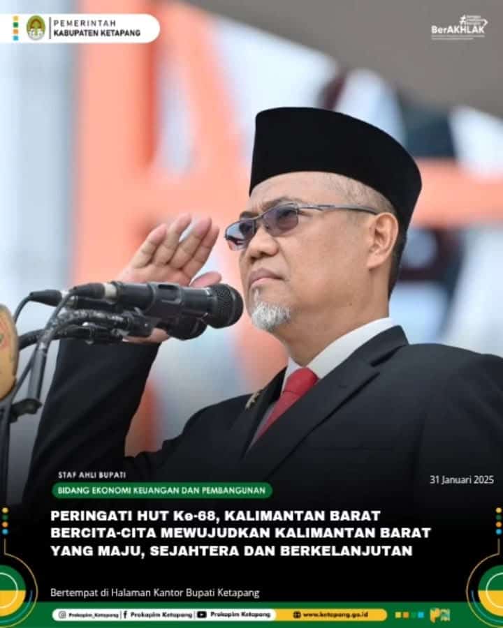 Kalbar Jadi Provinsi Otonom Sejak 1 /1/1957