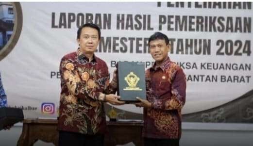 Wabup Farhan Terima Hasil Pemeriksaan Semester 1 BPK