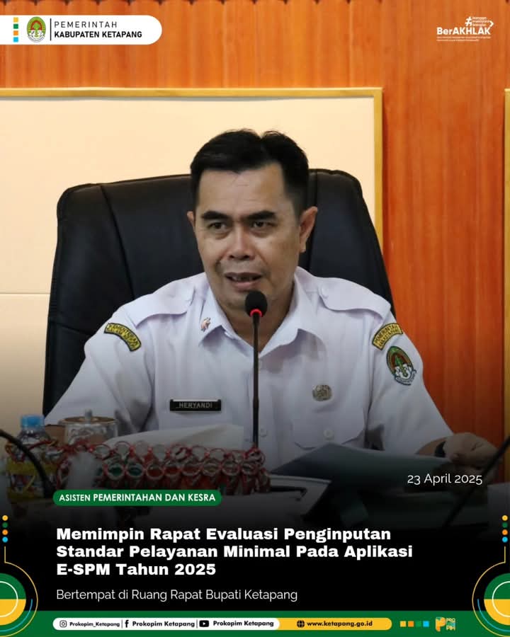 Evaluasi Standar Pelayanan Minimal Aplikasi E- SPN