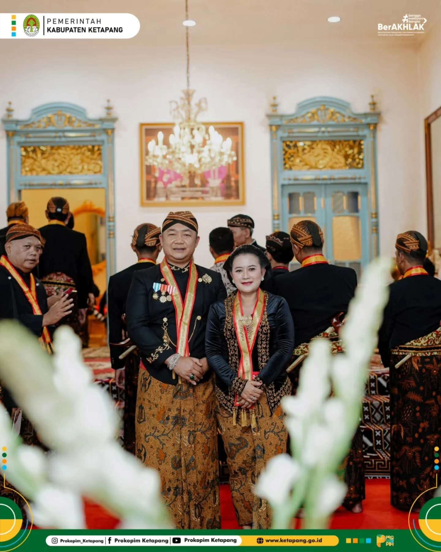 Bupati Terima Gelar Kanjeng Raden Arya (KRA) dari Keraton Surakarta