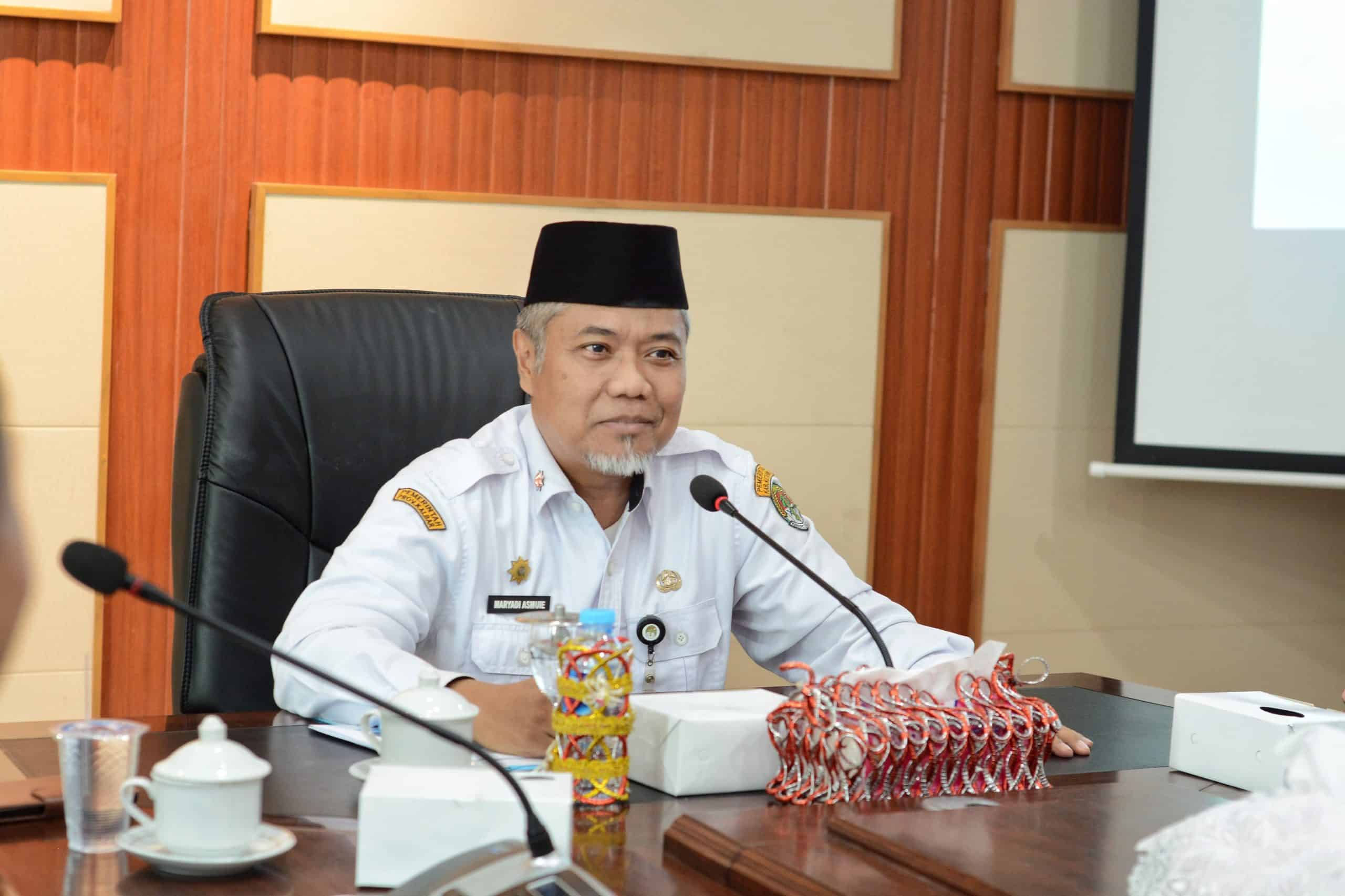 Penyambutan Jemaah Haji di Masjid Agung Al Ikhlas