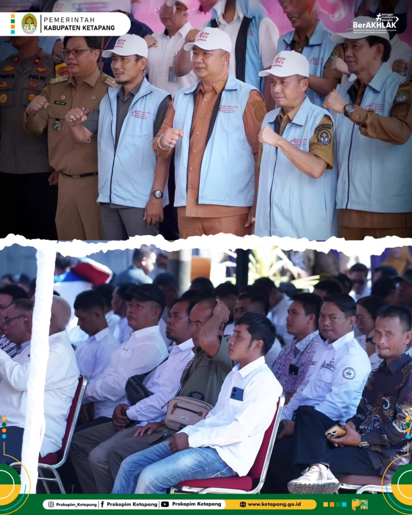 Bupati Ketapang Hadiri Launching Nasional Koperasi Merah Putih Secara Virtual