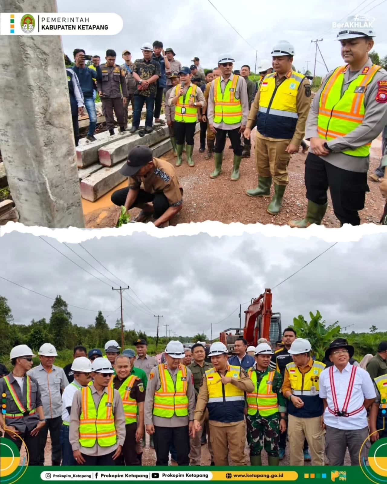 Lounching Perbaikan Ruas Pelang – Kepuluk