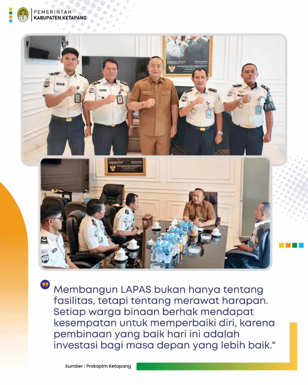 Bupati Terima Audiensi Plt Kalapas