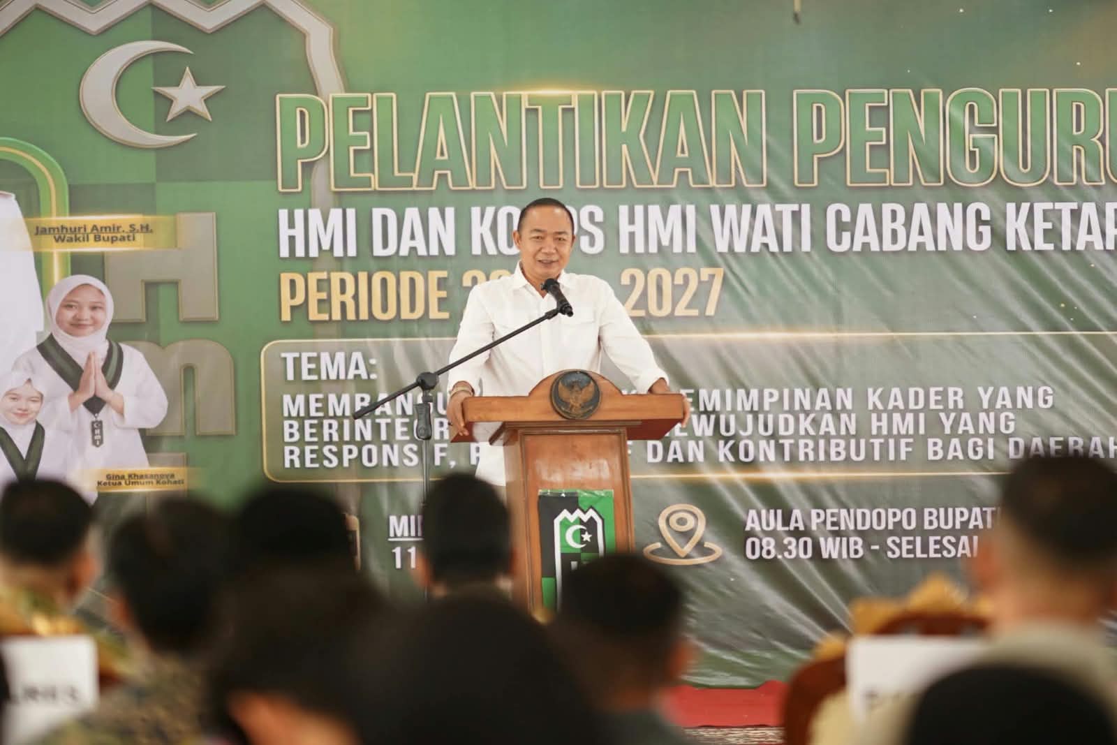 Bupati Hadiri Pelantikan Pengurus HMI